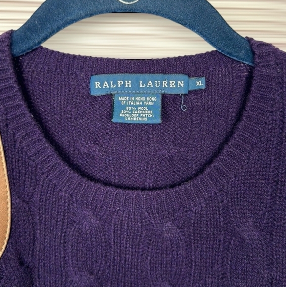 RLBL Purple Cable Knit Sweater - Picture 5 of 7